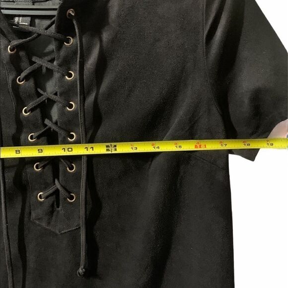 F21 Faux Suede Shift Dress - Picture 7 of 7